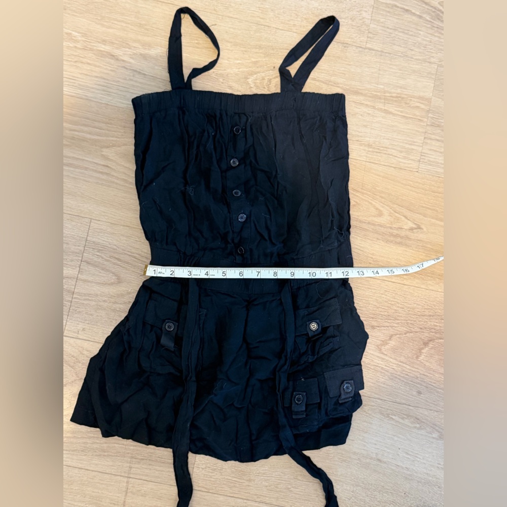 Mine Black Casual Romper